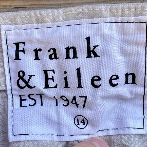 Frank & Eileen Jameson Italian Performance Linen cropped jogger pants - Picture 7 of 12